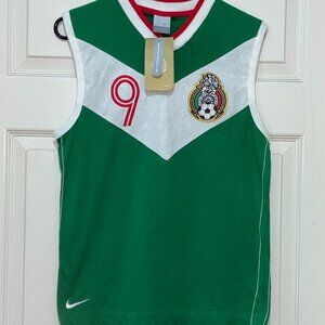 RARE MEXICO 2006/2007 TRAINING VEST TANK SHIRT JERSEY VINTAGE SIZE S NWT!!